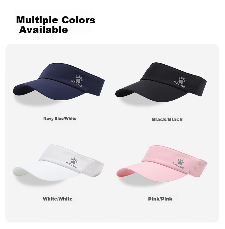 KELME Summer Outdoor Breathable Sweat-Absorbing Sunshade Marathon Running Cap 8