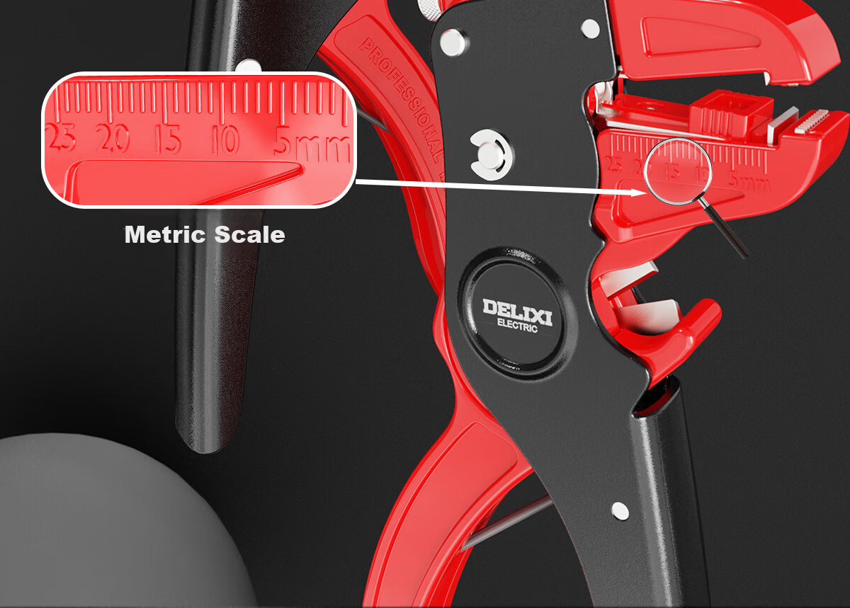 Delixi Duckbill Wire Stripper Multifunctional Automatic Wire Stripping Pliers Electrician Wire Cutting and Crimping Pliers 8
