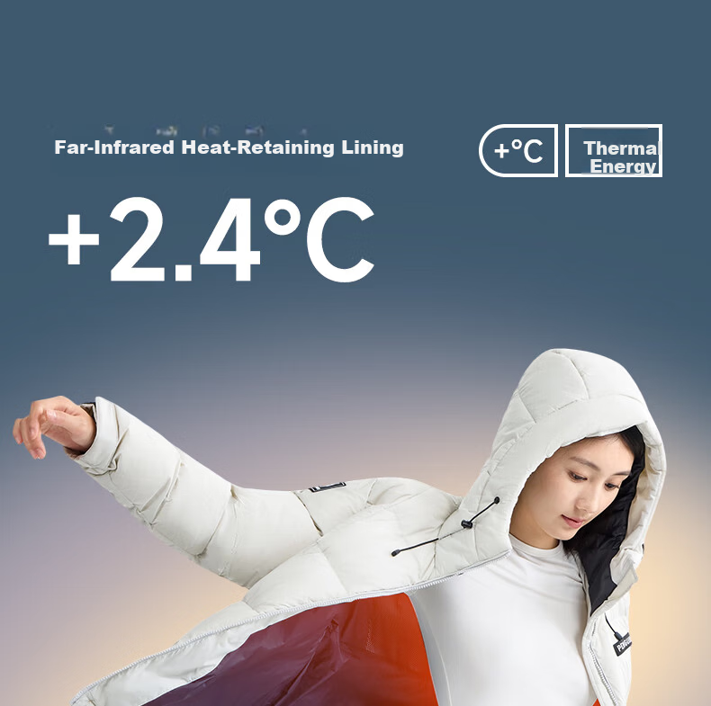 Penguin Camel Collaboration "Thermal" Unisex Outdoor Thickened Hooded Down Jacket M34CR07725 13