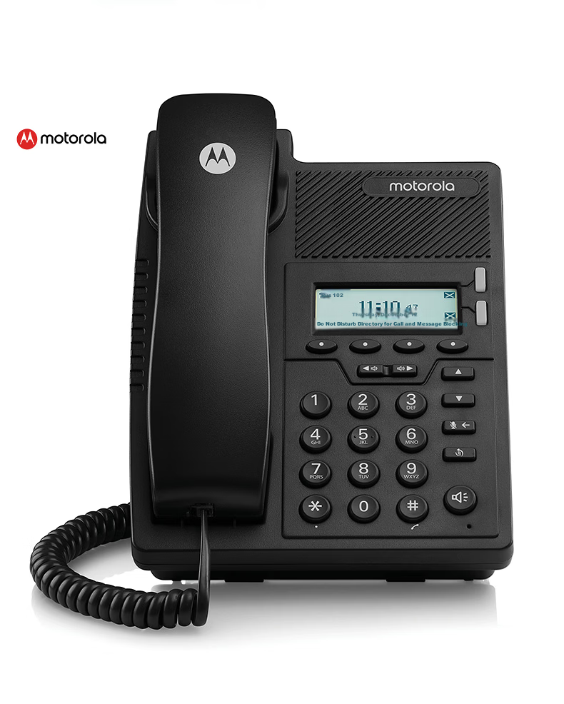 Motorola IP Phone Network Phone 100Mbps VOIP Desk Phone WIFI SIP Phone Office Fixed Phone Internal Intercom IP9910-2W 8