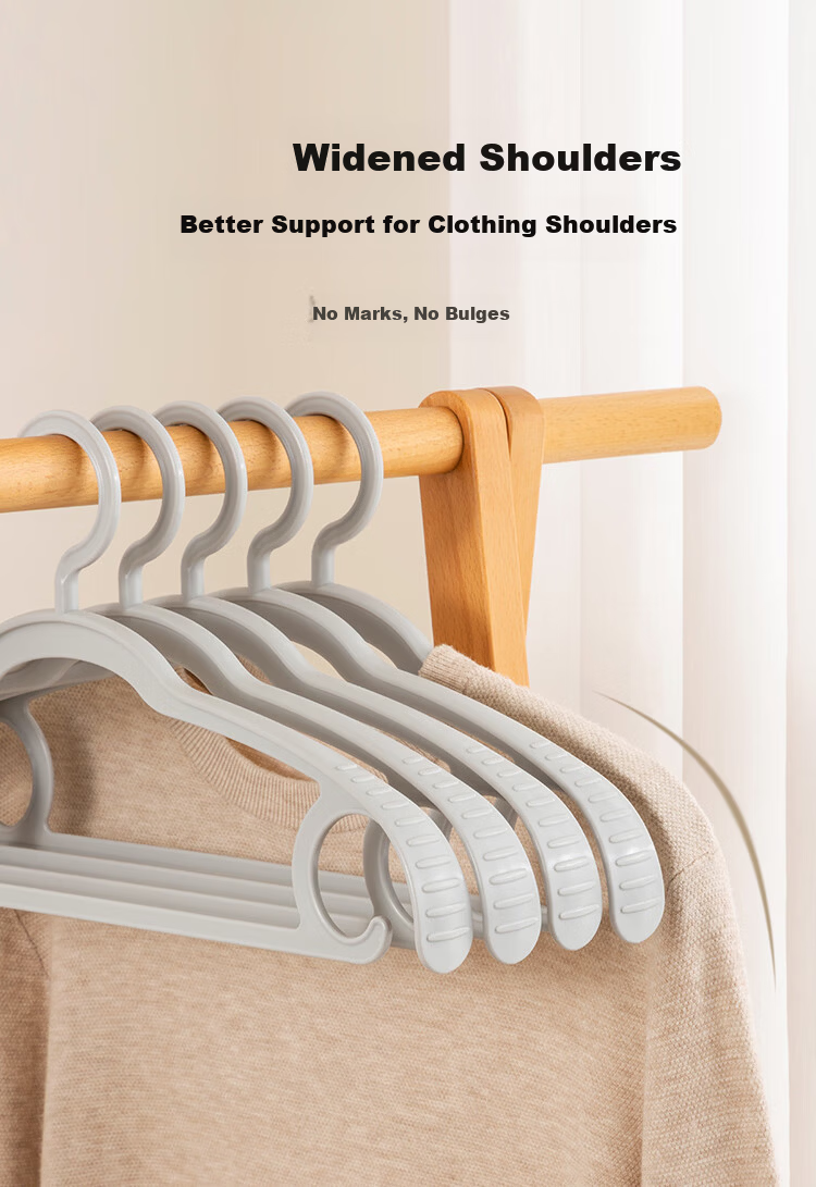 Left Turn Corner Clothes Hanger Wide Shoulder Non-Marking Thickened Anti-Slip Coat Rack Clothes Drying Hanger Prevents Bulging 4
