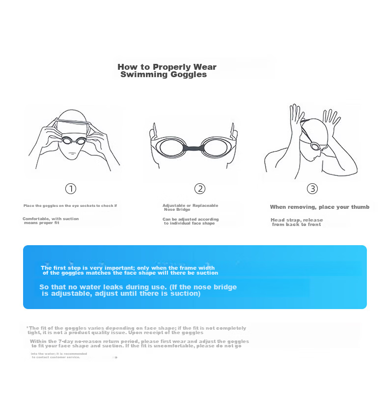 Speedo Freedom Series Swim Goggles Anti-Fog HD UV Protection Wide-Angle Comfortable 19