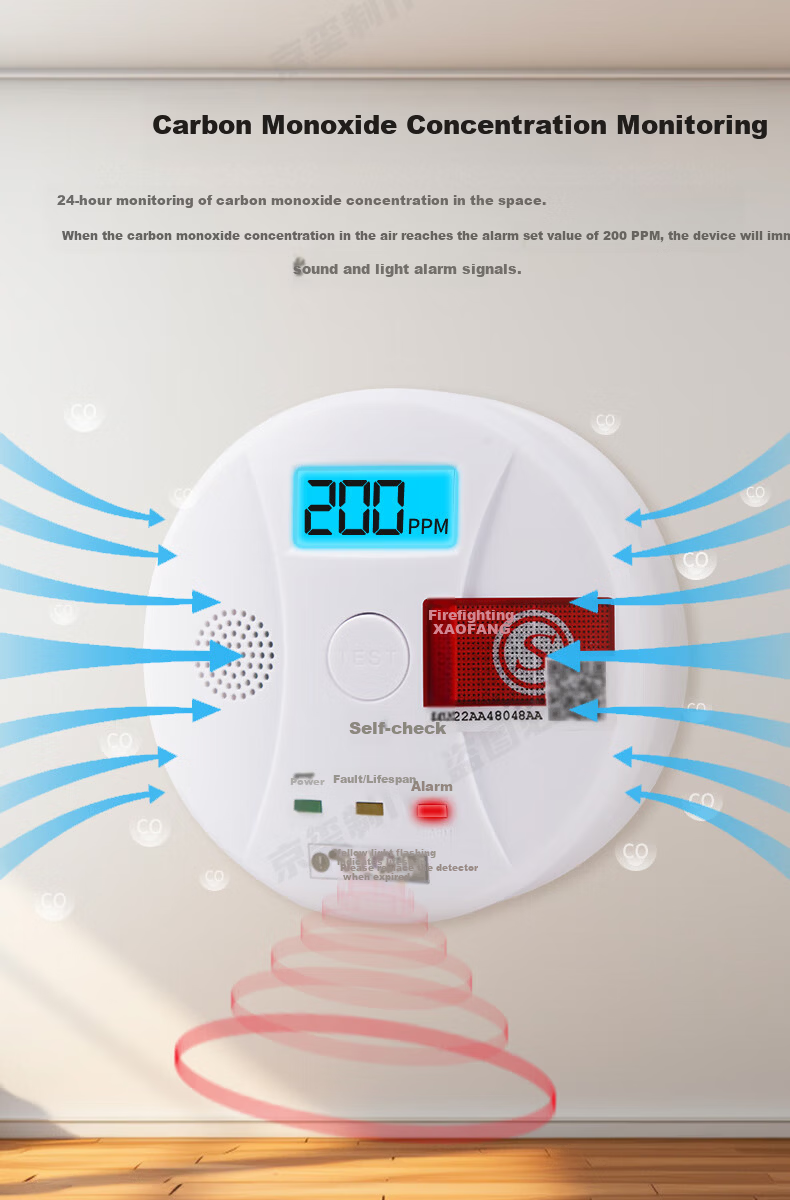 Jingxi Gas Alarm Natural Gas Detector Home Kitchen Pipeline Combustible Gas Leak Sensor 3