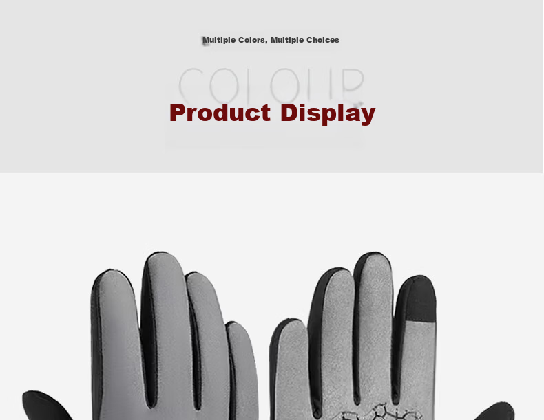 Woodpecker Winter Cycling Gloves Unisex Outdoor Touchscreen Waterproof Windproof Warm Fleece Lined Sports Gloves for Motorcycle and Electric Bike 22