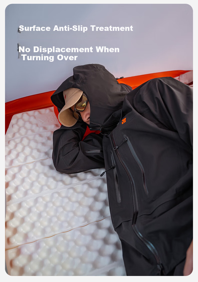 MOBIGARDEN Xueling Envelope R3.2 Egg Nest Mat Outdoor Camping Foldable Moisture-Proof Mat NX25663013 Rizhao Jinshan Orange 10