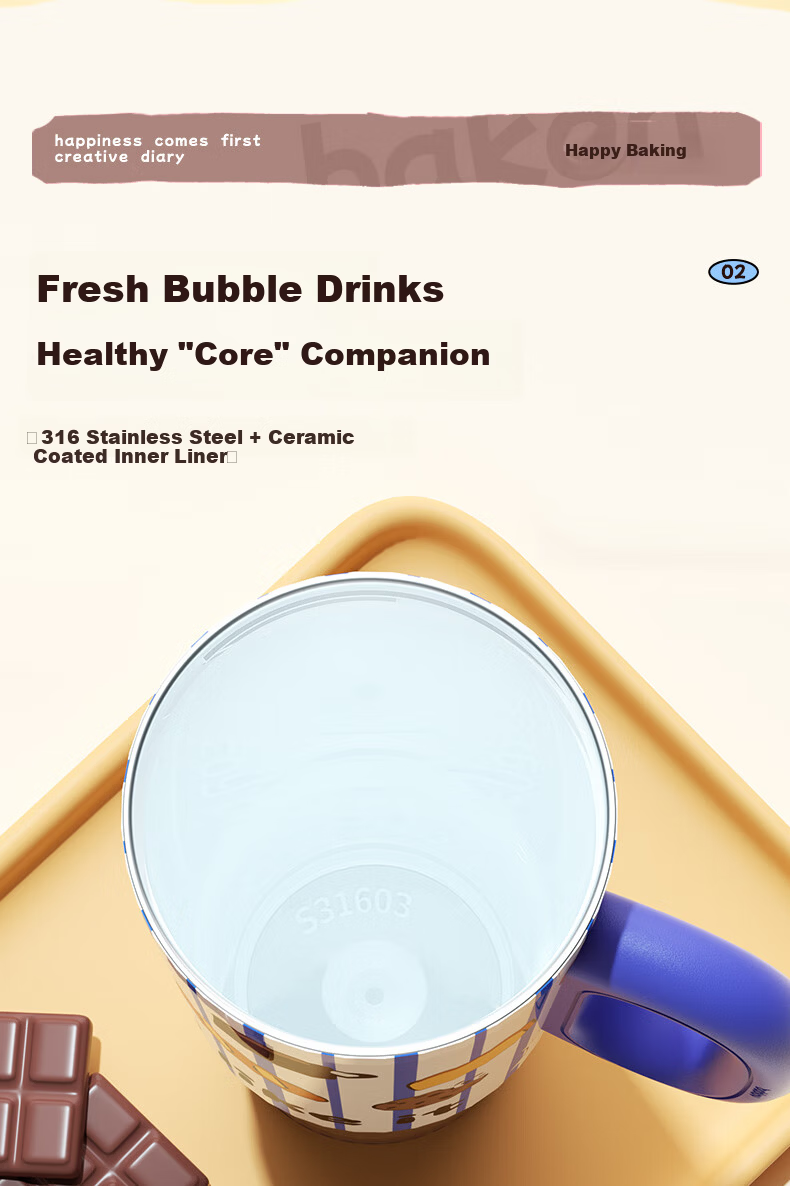 BABLOV Huaban Sen Insulated Water Bottle Large Capacity Ice Mug High-Value Ceramic Coated Liner Straw Cup for Men and Women 6