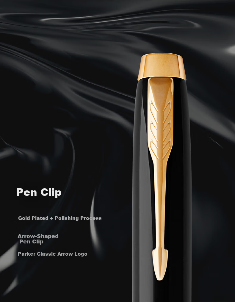 PARKER IM Phantom Black Blue Ballpoint Pen 8