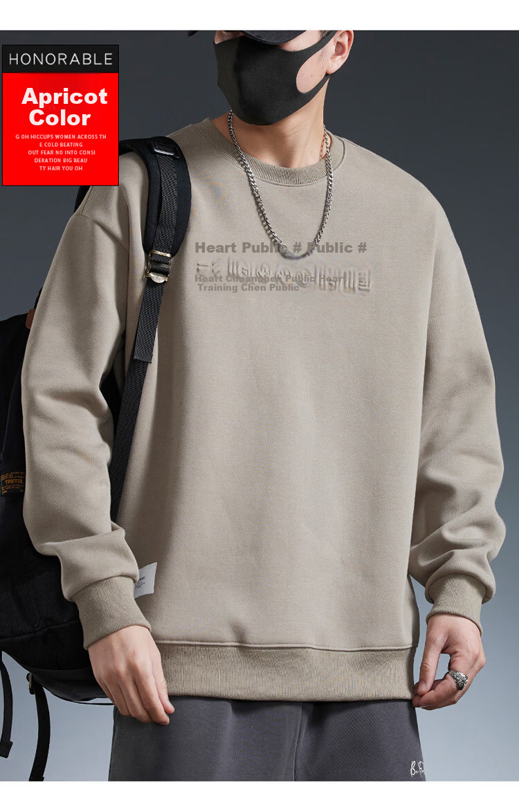 JEEP SPIRIT Men's Hoodie Jacket Autumn Winter Long Sleeve T-Shirt Trendy Sports Base Layer Casual Top 9
