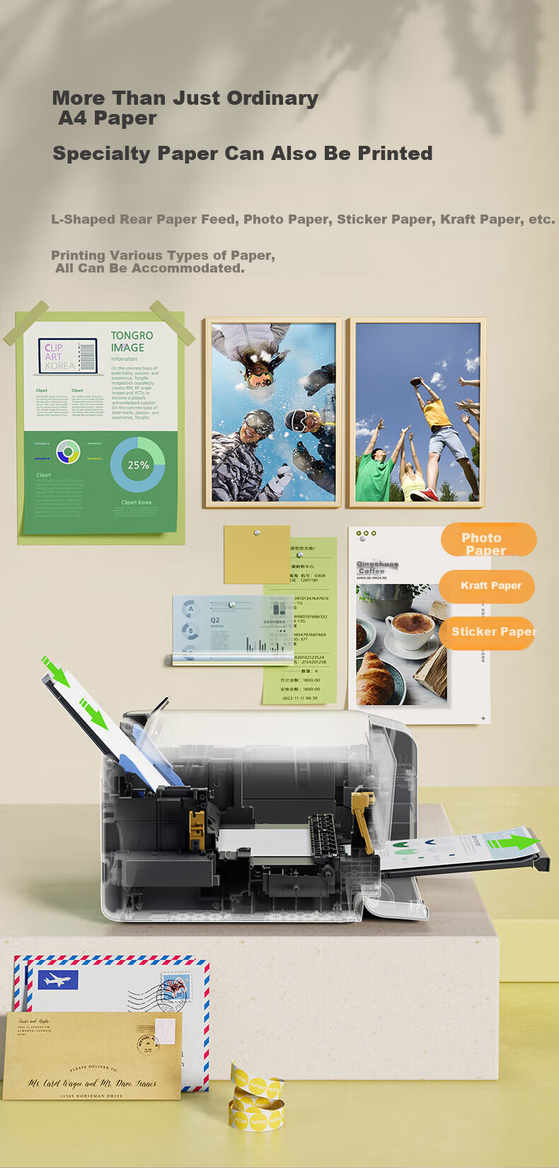 EPSON L3558 A4 Color Ink Tank Printer Multifunction All-in-One Wireless WIFI Home Office Printing Copying Scanning 6