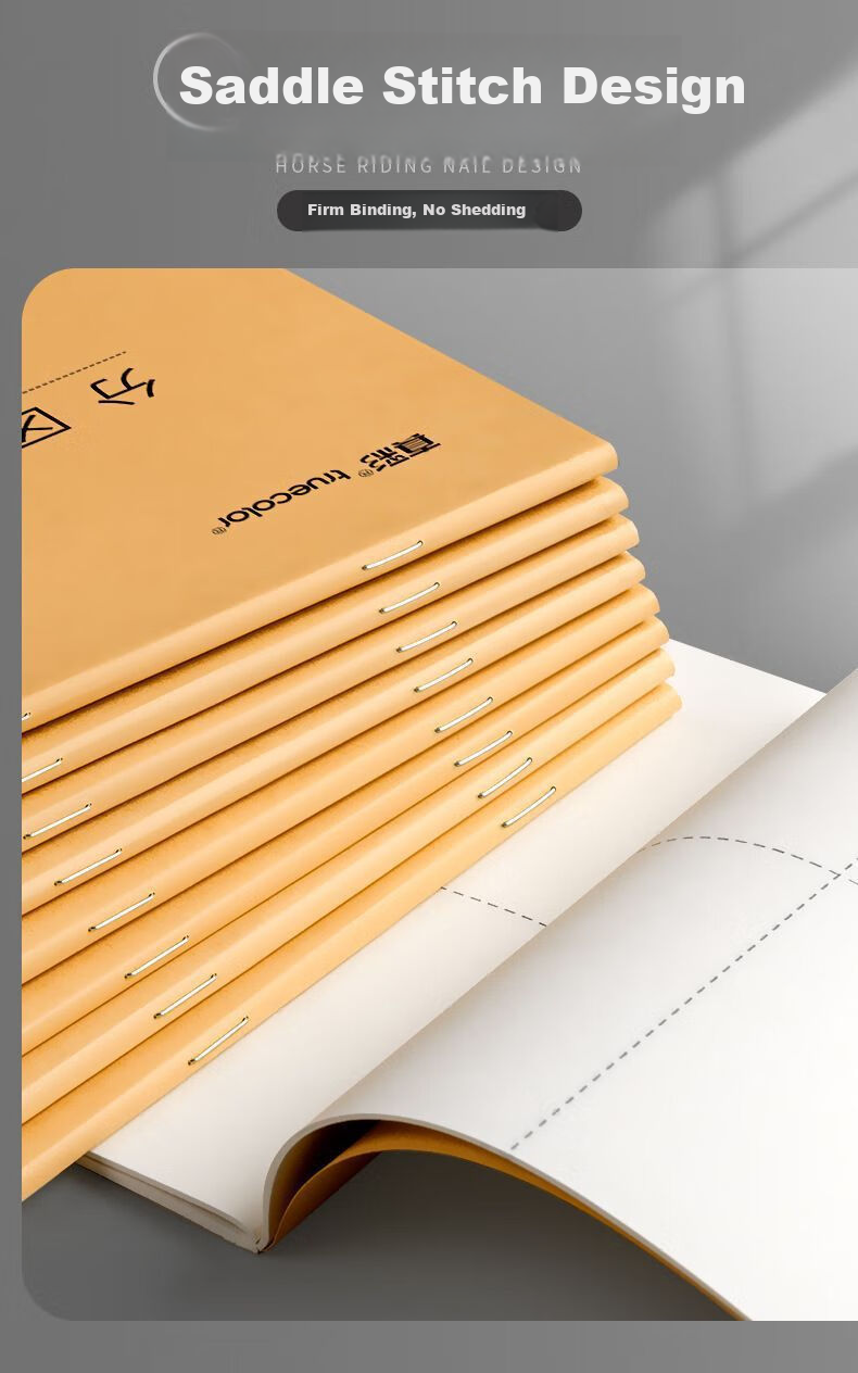 TRUECOLOR A5 Thick Tearable Draft Notebook Draft Paper for Postgraduate Exam University High School Math Scratch Paper White Paper Partitioned 5-Pack 6306 6