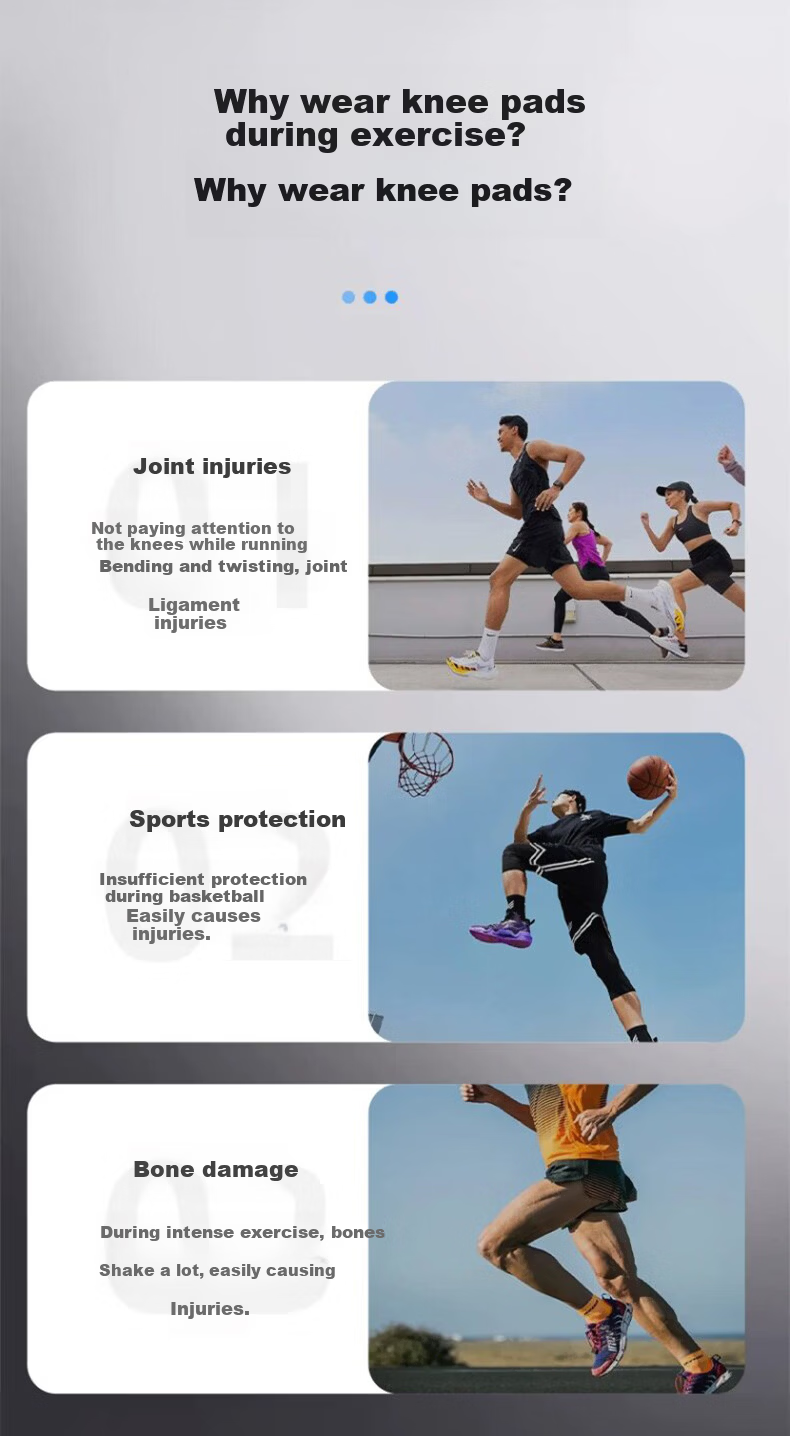 NAILEKESI Knee Brace, Professional Sports Protection, Thin Summer Style, for Meniscus Injury Prevention, Badminton And Running, Specially Designed for Men's Knees 2