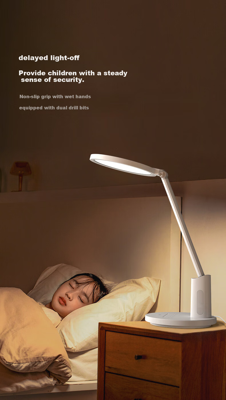 Haoshili AAAA-Grade Eye Protection Lamp, Full Spectrum, for Children And Students, Bedroom Reading And Writing Desk Lamp, H9 15