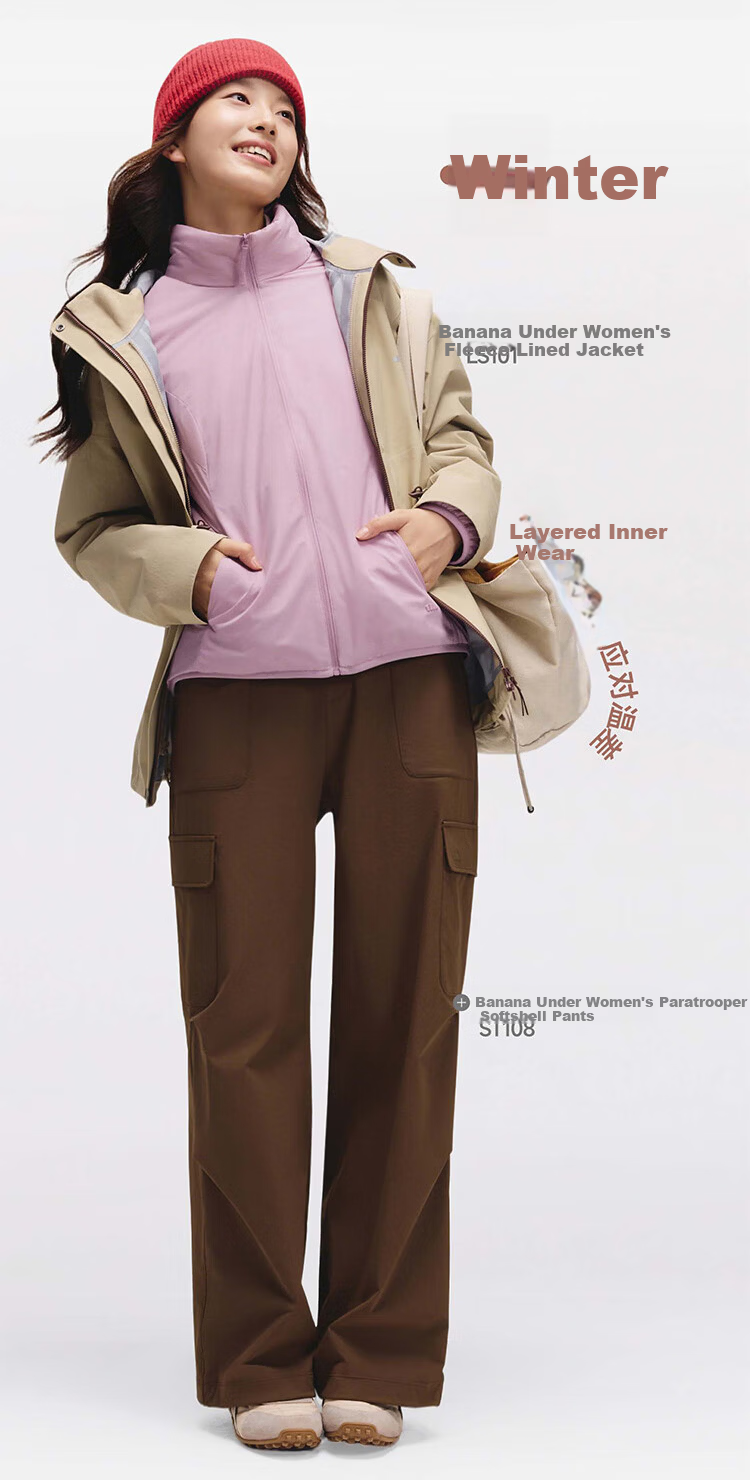 Beneunder Women's Lightweight Quick-Heat Warm Cotton Jacket with Fleece Stand Collar, Casual, Machine Washable, CL001, Lotus Pink, Size S 15