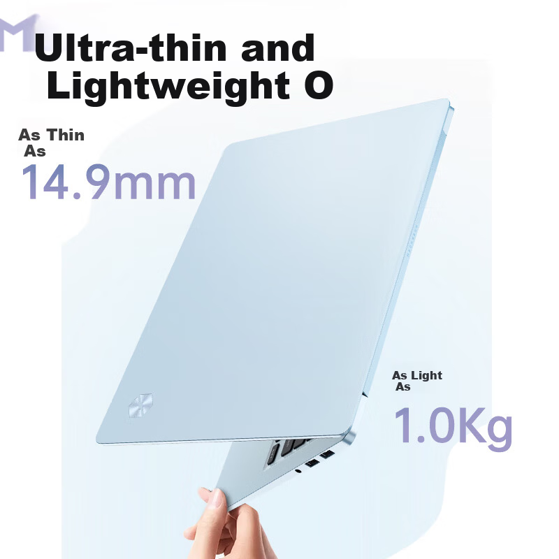 MECHREVO Starshine 14 Ice Crystal Blue (Core Ultra 7 255H 32GB 1TB 2.8K OLED 120Hz) Lightweight Gaming Office Laptop with National Subsidy