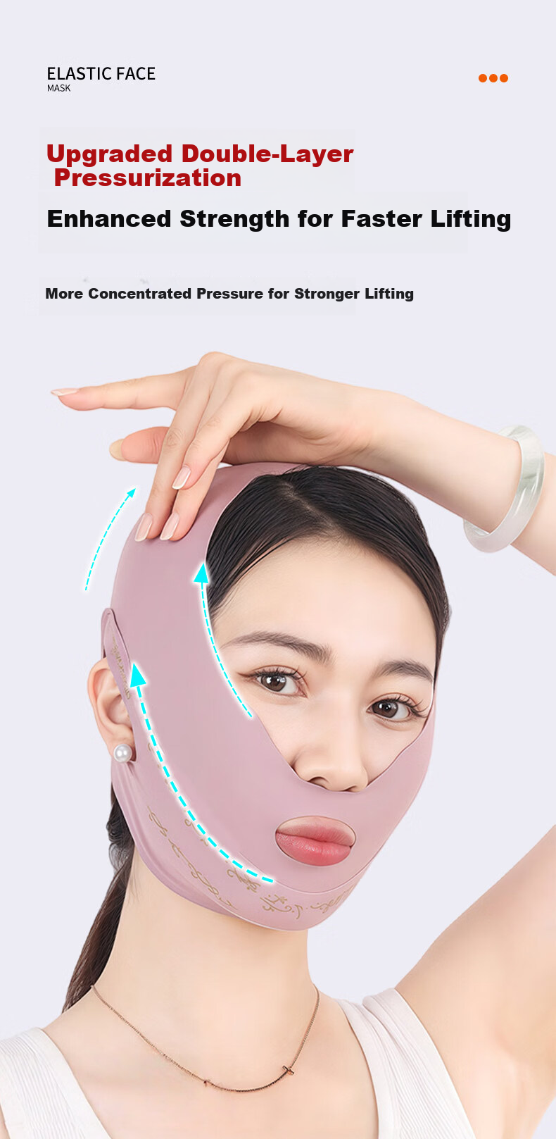 Chuxian Facial Sculpting Firming Lifting Mask Double Chin Nasolabial Fold Facial Bandage Sleep Small V Face 7