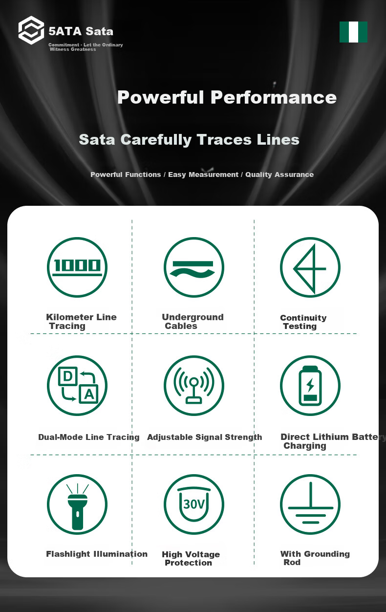 SATA Cable Wire Tracker Breakpoint Short Circuit Detector Multifunctional High Power Lithium Battery Charging Line Tester D05990 3