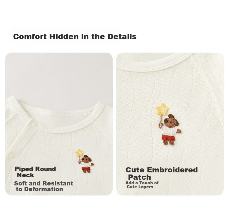 Weishi Muni Baby Romper Spring and Autumn Infant Clothing Pajamas Toddler Jumpsuit Autumn Wear 7
