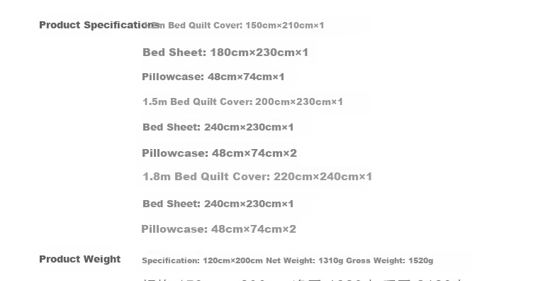 Bellece Mercury Home Textile 3-Piece Set 100% Cotton Duvet Cover Single 1.2m Bed Student Dormitory Back to School Season 23