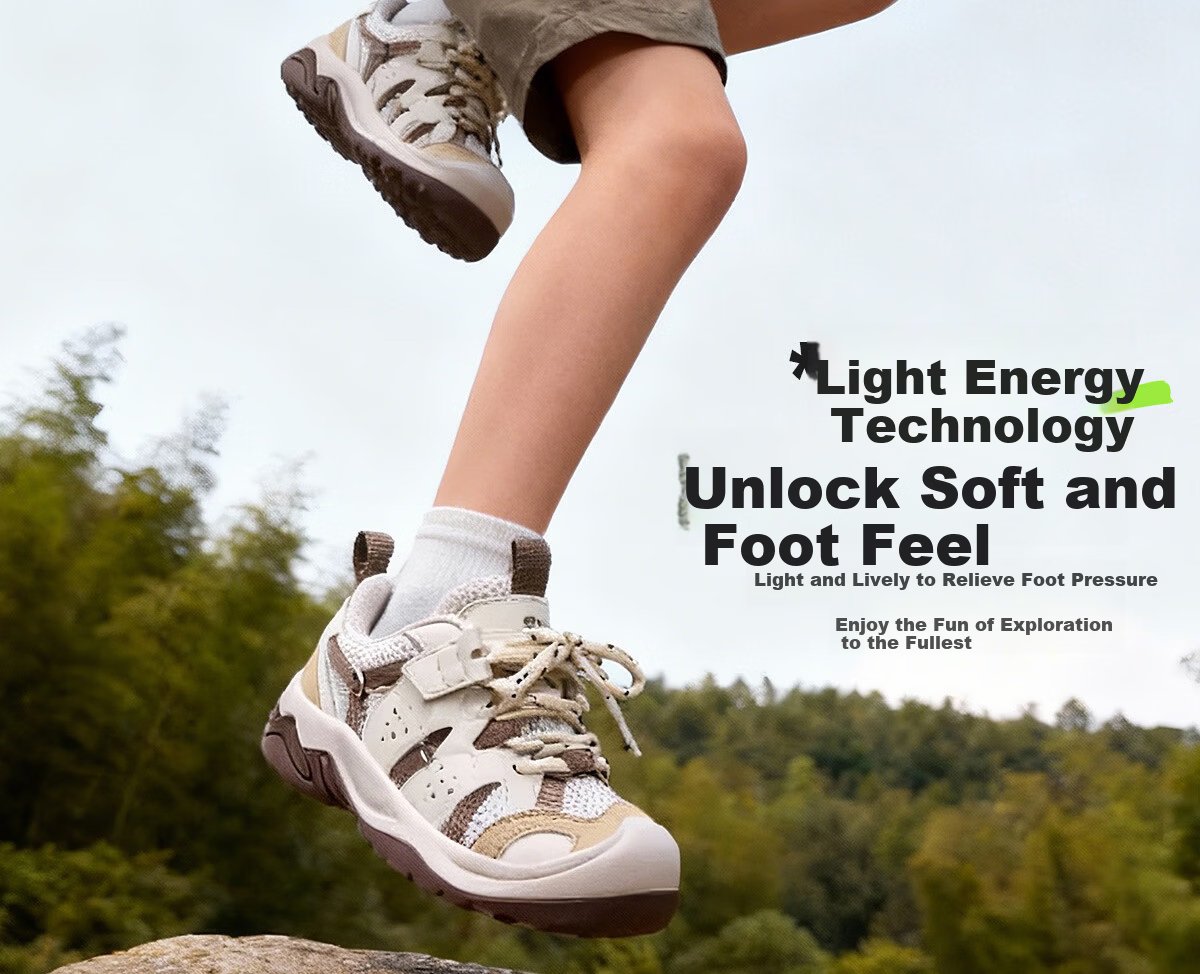 Camel Kids Outdoor Casual Shoes Spring Summer Mesh Breathable Non-slip Hiking Shoes Fashion Colorblock for Older Children 13