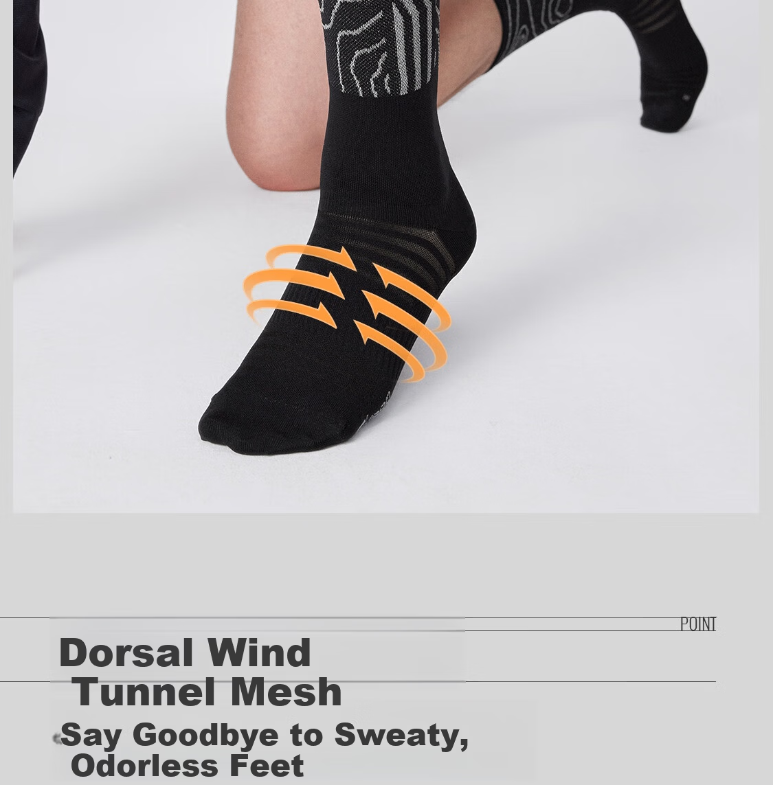 Keep Reflective Sports Socks Antibacterial Odor-Resistant Breathable Non-Slip Basketball Running Socks Unisex Badminton Green M 8