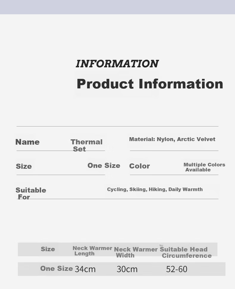 361° Cycling Face Mask Neck Warmer Fleece Hat Winter Outdoor Skiing Motorcycle Electric Bike Men 14
