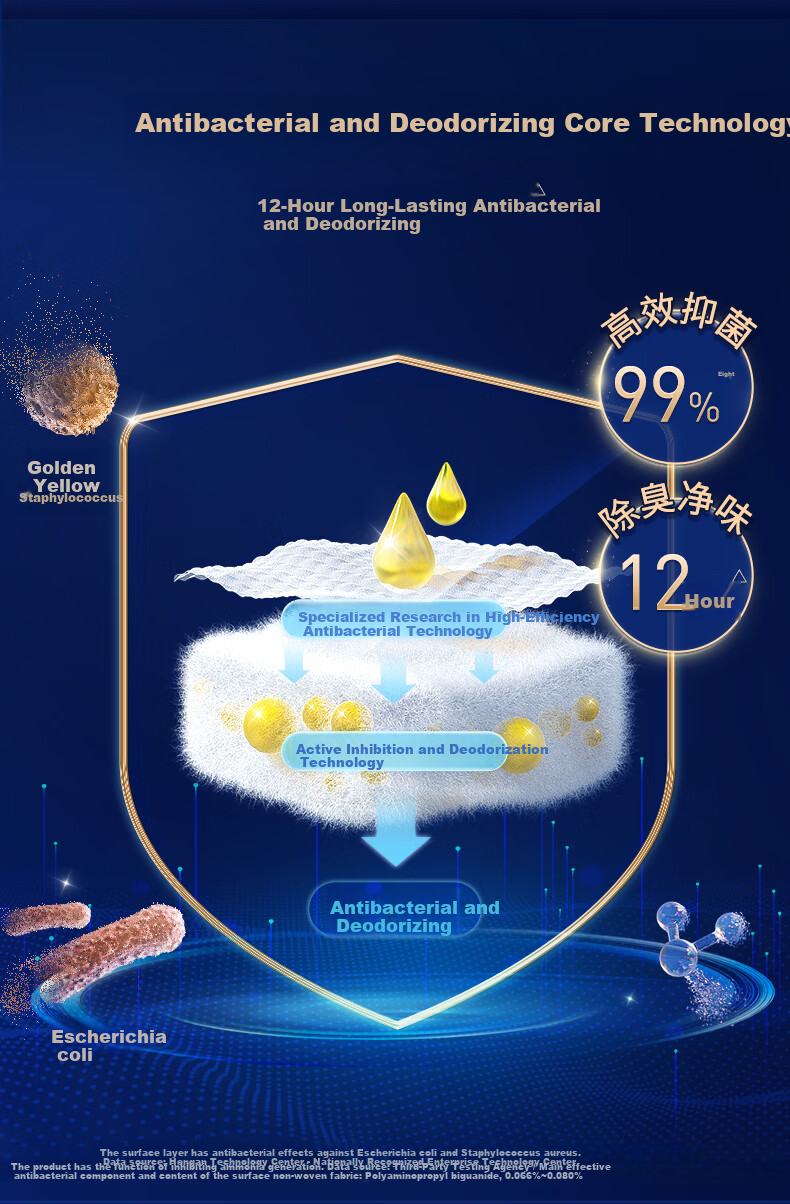 Elderjoy Adult Diapers L48 Pieces Hip Circumference 95-120cm Antibacterial Deodorant Incontinence Pads Postoperative Recovery 2