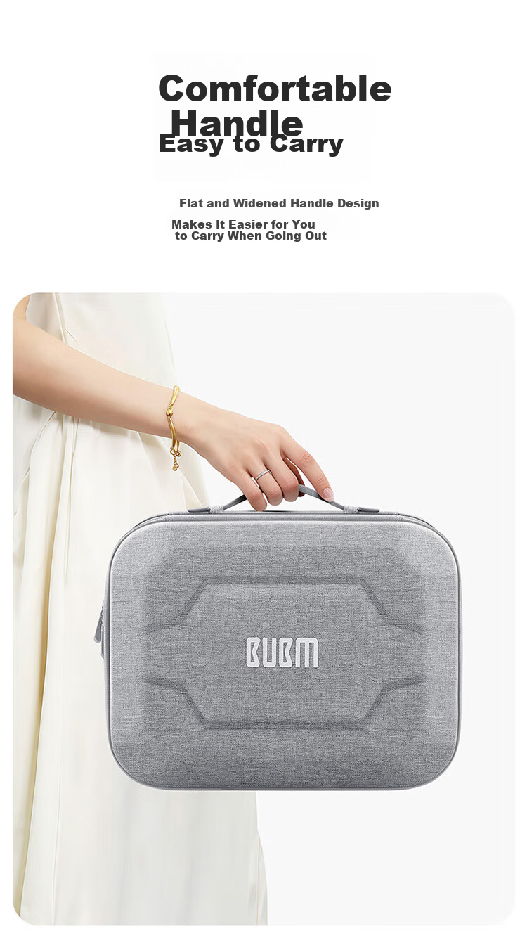 Biyoumei EVA Digital Storage Bag Charger Mouse Portable Shockproof Accessories Case Power Bank Hard Drive Hard Shell 4