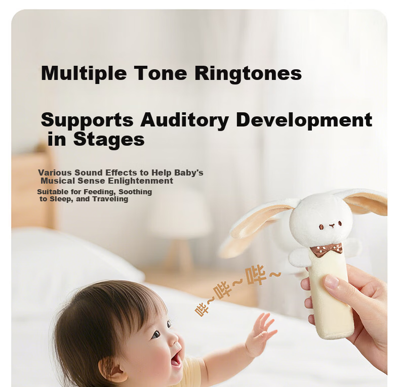Auby Baby Toy Pony Soothing Doll Newborn Gift Box 0-6 Months Premium Crib Hanging Rattle Teether 17