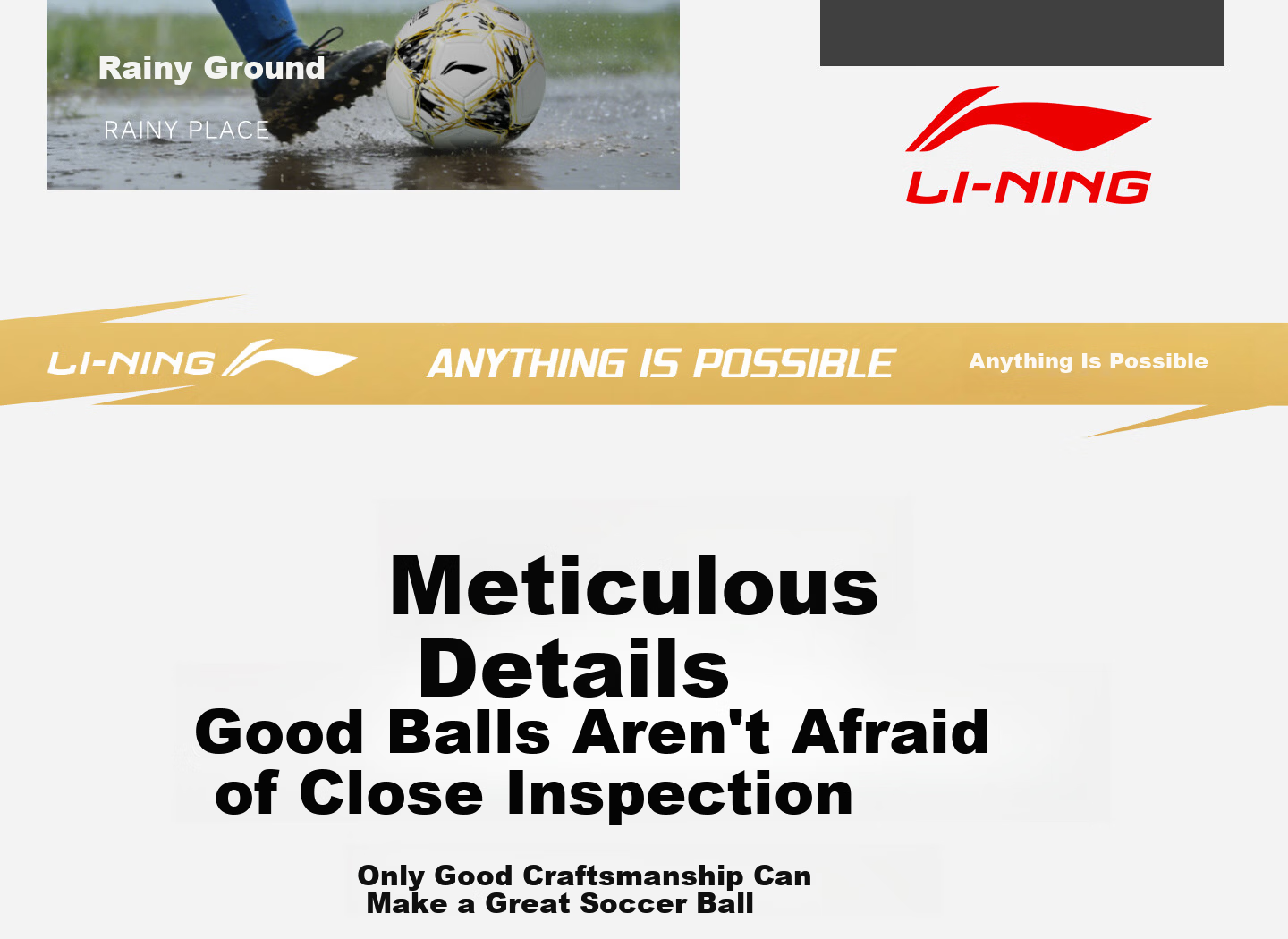 Li-Ning Football Size 5 Adult Standard Ball Youth Training Match World Cup Primary School Kids Size 5 Ball 23