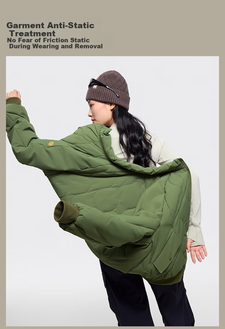 Beneunder Women's Fleece Jacket Warm Mid-Weight Machine Washable Outdoor Cotton Coat CL004 Down-Like 45