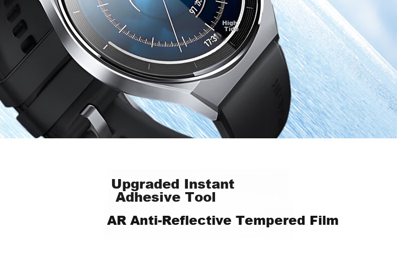 Smorss 2-Pack AR Anti-Reflective Screen Protector for Huawei Watch GT3 Pro 46mm Tempered Glass Film 2