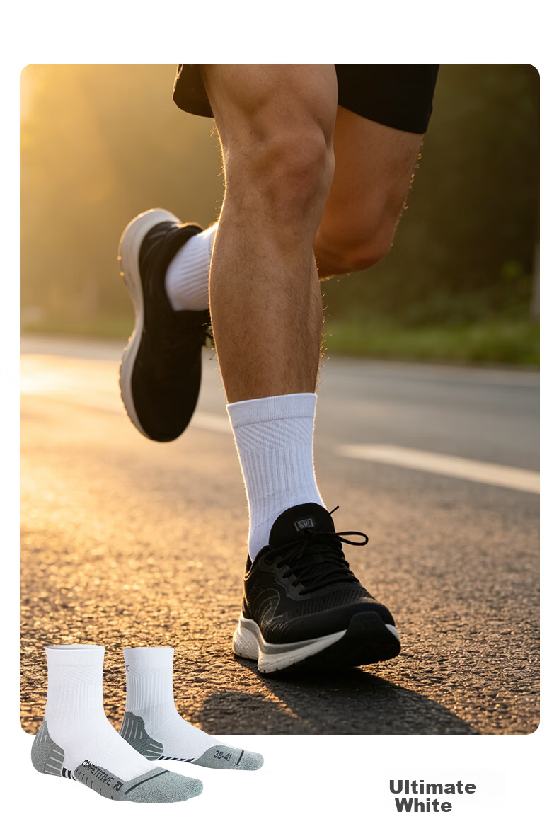 HNK Professional Marathon Trail Running Socks Double-Layer Graphene Antibacterial Blister-Resistant Modal Soft Outdoor Socks 16