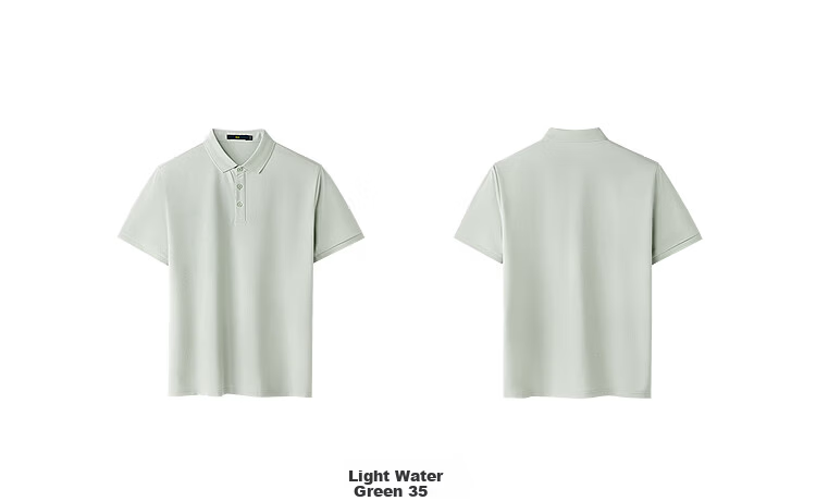 HLAHLA Men's Short Sleeve Polo Shirt 26 National Premium Series Breathable Summer Father's Day Gift 7