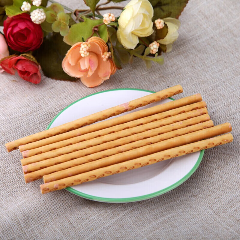格力高(glico)百醇系列 草莓香草味48g*1盒 注心饼干休闲零食下午茶
