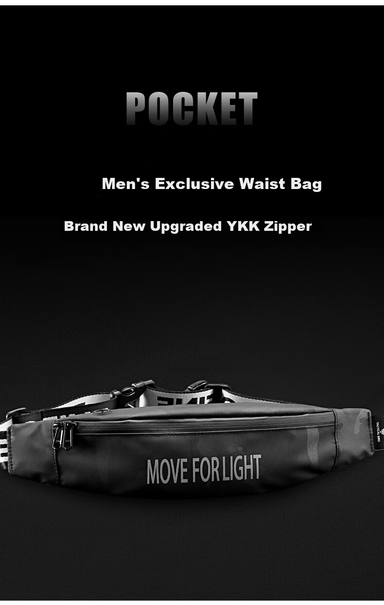 Tactical Bird Men's Running Sports Waist Bag Summer Waterproof Phone Bag Crossbody Outdoor Multifunctional Bag Gift 1