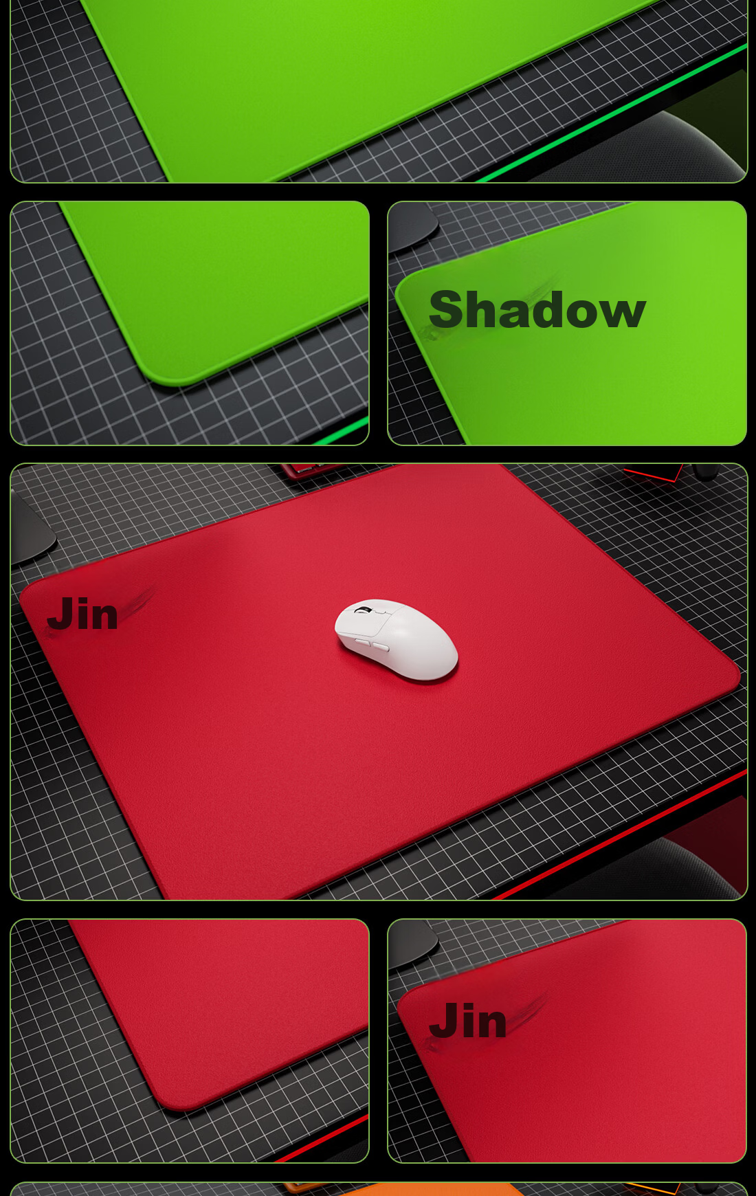 Saifeiyan [Shadow] Gaming Mouse Pad Rough Texture Neutral Control Pad Apex/CSGO/FPS Gaming Mat Shadow - Flame Red Rough Surface 480x400x4mm 9