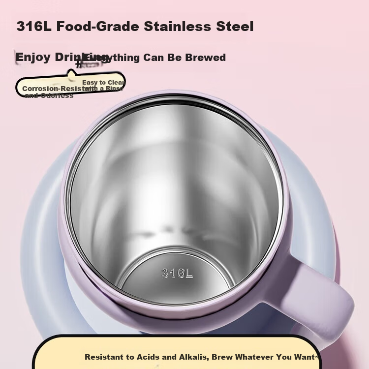 COSTA Giant Large Capacity Stainless Steel Insulated Straw Water Bottle for Men and Women Office Student DIY Holiday Gift