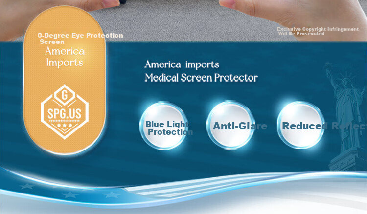 PERFECTSIGHT (0 Degree) Tempered Glass Screen Protector for Apple iPhone 15 Pro, Rare Earth Eye Protection, High Transparency, HD Anti-Blue Light, Drop Resistant, Anti-Fingerprint Protective Film 2