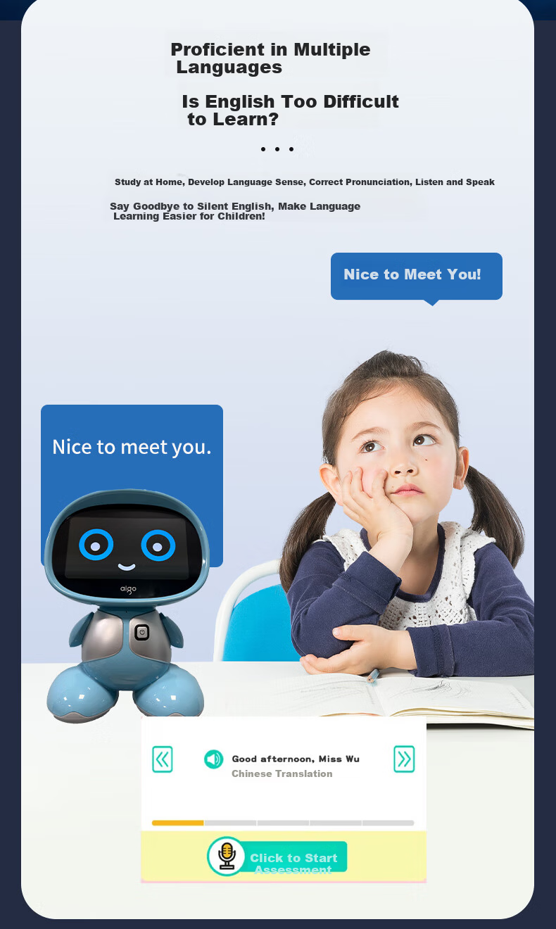 Patriot AI Early Education Robot Early Learning Machine Storytelling Machine Children's Smart Interactive Learning Device Toy for Boys and Girls Birthday Gift 7