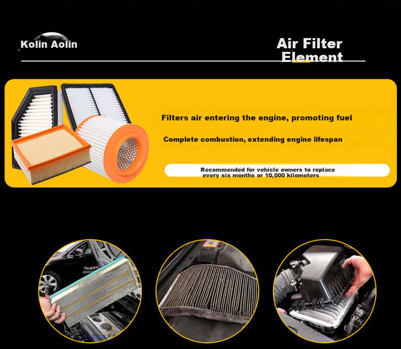 Aolin Air Conditioning Filter + Air Filter Cleaner Set for 2010-2014 Buick Excelle GT/Excelle XT (1.6L/1.8L) 4
