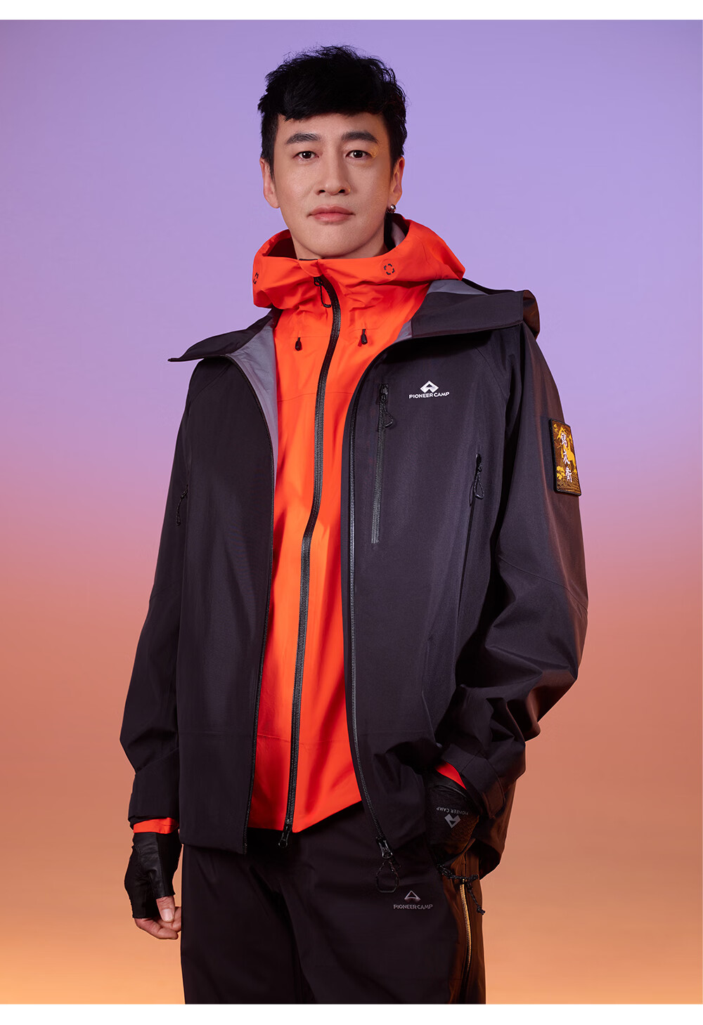 Toread Jin Yi Wei Three-Pocket Men's Softshell Jacket Summer Casual Outdoor Windproof Waterproof Hiking Mountaineering Coat 21