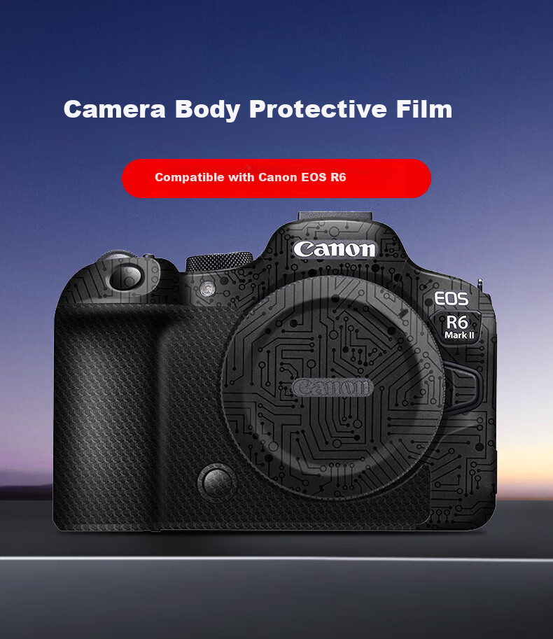 JJC 3M Material Protective Film for Canon R6 Mark II Camera Body Sticker Skin Accessory 1