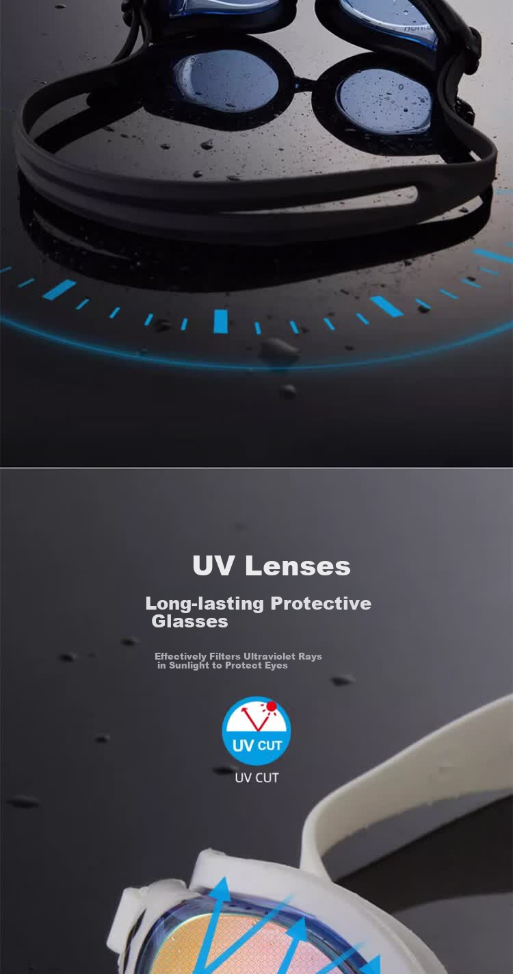 Arena Imported Swimming Goggles, Wide Field of View, High Definition Anti-Fog, Pioneer Waterproof, with Prescription Lenses, Professional Swimming Glasses for Men And Wome 6