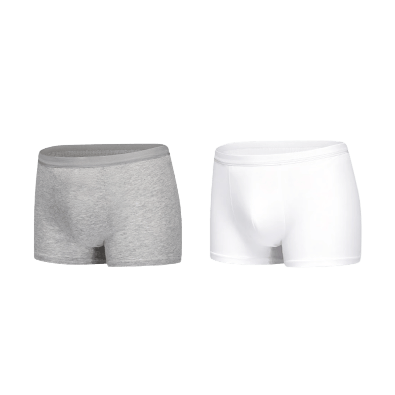 Jingshuran JD Own Brand Pure Cotton Disposable Lazy Men's Underwear Gray White Mix 30 Pieces 3XL