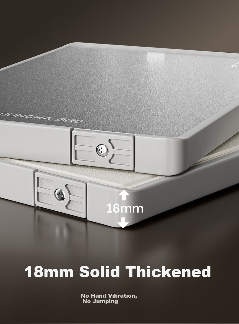 Shuangqi Double-Sided Cutting Board Pure Titanium Material Food-Grade Antibacterial and Mildew-Resistant Household Vegetable Chopping Board 43.5*29.5*1.8cm 14