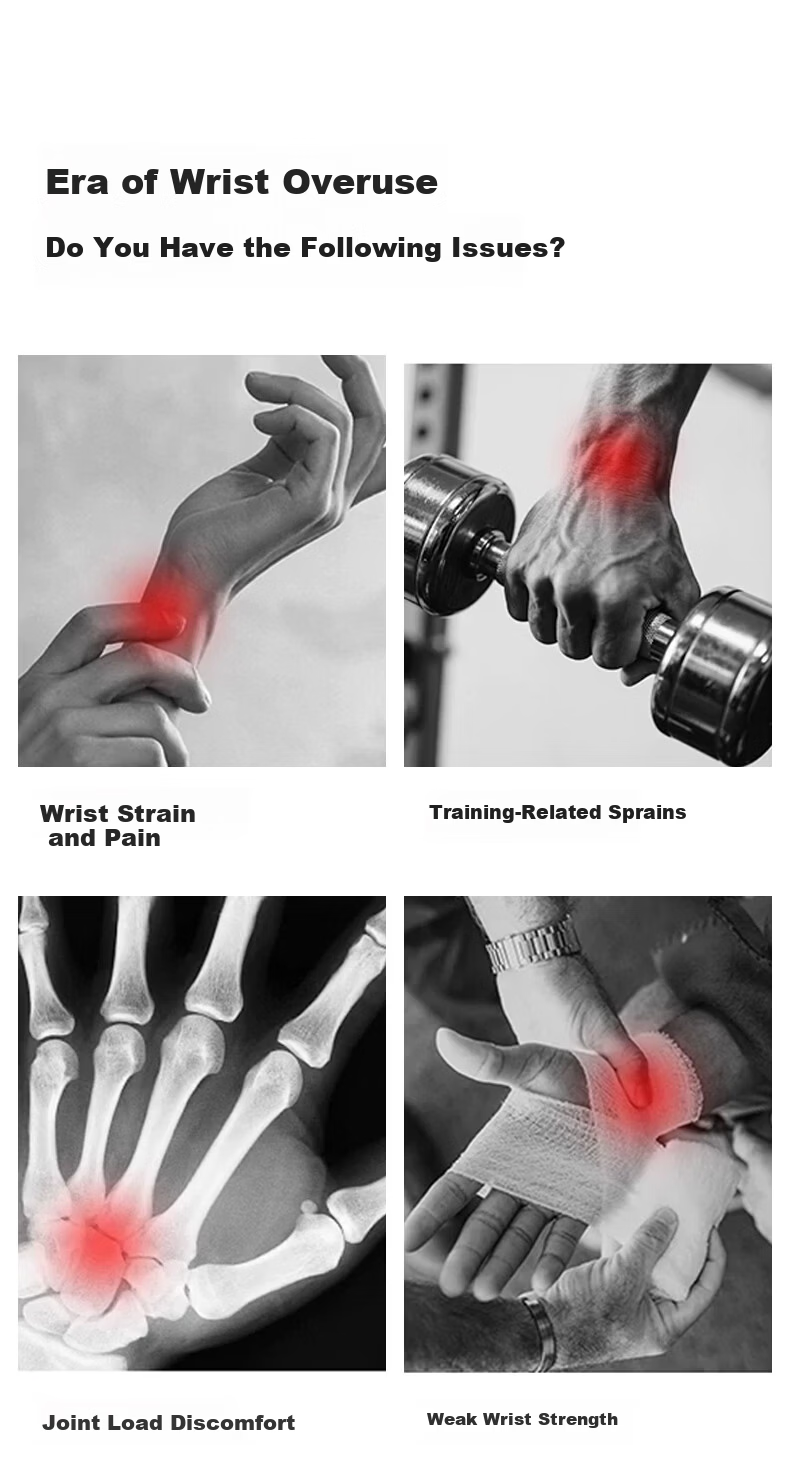 NAILEKESI N Sports Fitness Wrist Support Anti-Sprain Wrist Brace TFCC Tendon Sheath Basketball Push-Up Compression Protector for Men and Women 1