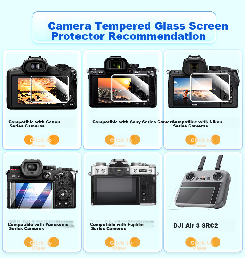Shilifan Camera Screen Protector, Compatible with Canon EOS R100 Camera Screen, Protective Film for Mirrorless Cameras, AR Coating Accessory, Single Piece 1