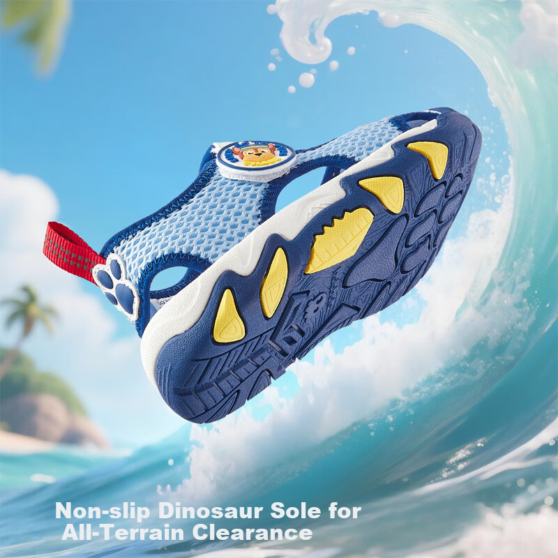 Balabala [Paw Patrol IP] Children's Toddler Shoes Boys Girls Summer New Breathable Sports Sandals Steady Walking Shoes Kids Shoes