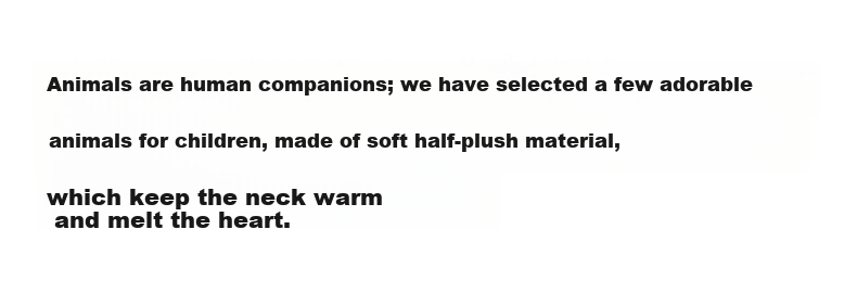 Bananain 320Color Kids Scarf Unisex Warm Half-Fleece Animal City Neck Warmer Autumn Winter Accessories 2