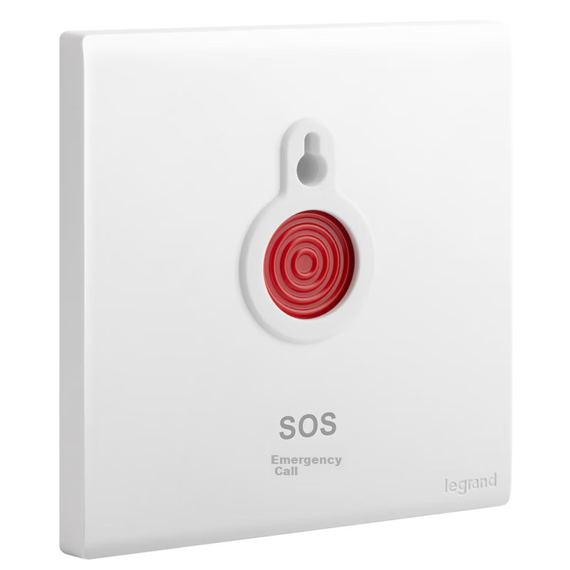 LEGRAND Switch Socket Panel Simple Joy Series Ceramic White 86 Type Wall Socket Emergency Call Switch